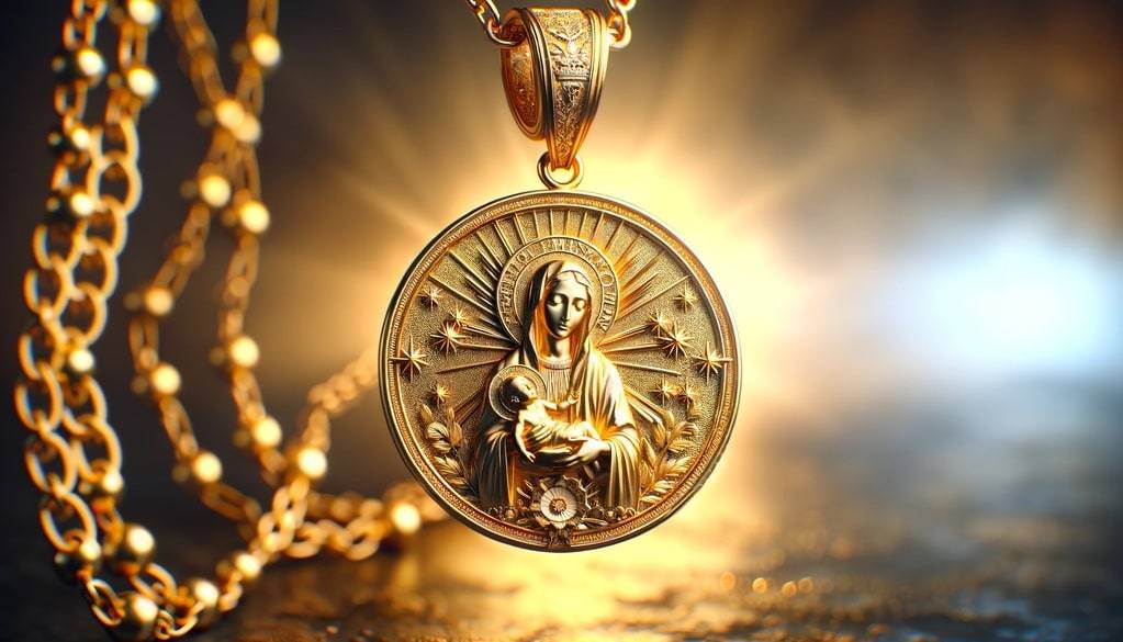 Médaille Chrisme graphique&nbsp;: un symbole fort revisité en bijou